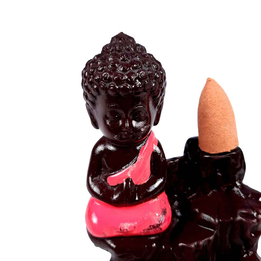 Buddha Smoke Fountain - For Pooja, Table Decor & Gifts - 4 Inch - ApkaMart