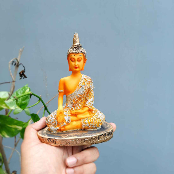 Buddha Showpiece Home Decor -for Home Decor & Spiritual Living - 7 Inch - ApkaMart