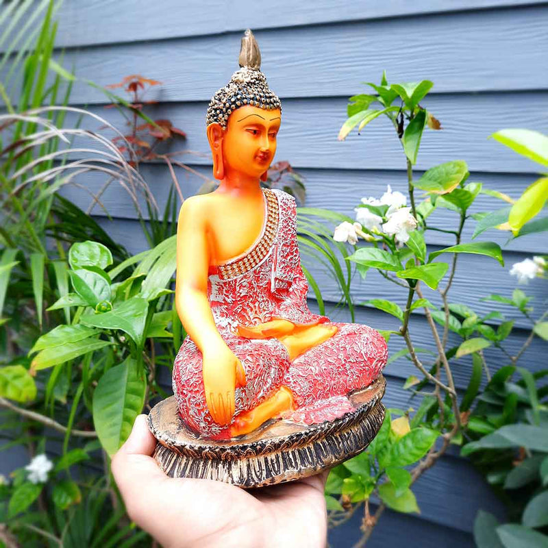 Buddha Showpiece Home Decor -for Home Decor & Spiritual Living - 10 Inch - ApkaMart