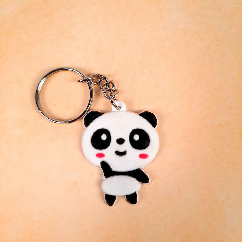 Fluffy Panda Coffee Mug with Lid ,Spoon & Key Chain - for Tea, Coffee & Gifts - ApkaMart
