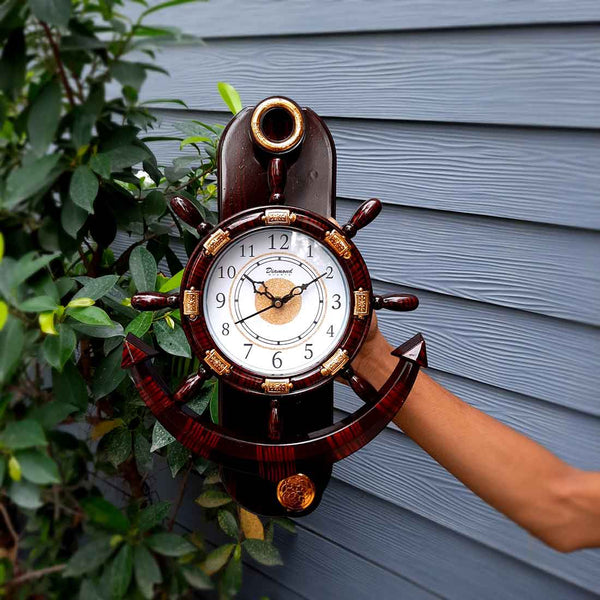 Clock | Stylish Wall Clock - for Home & Wall Decor - 15 Inch - ApkaMart