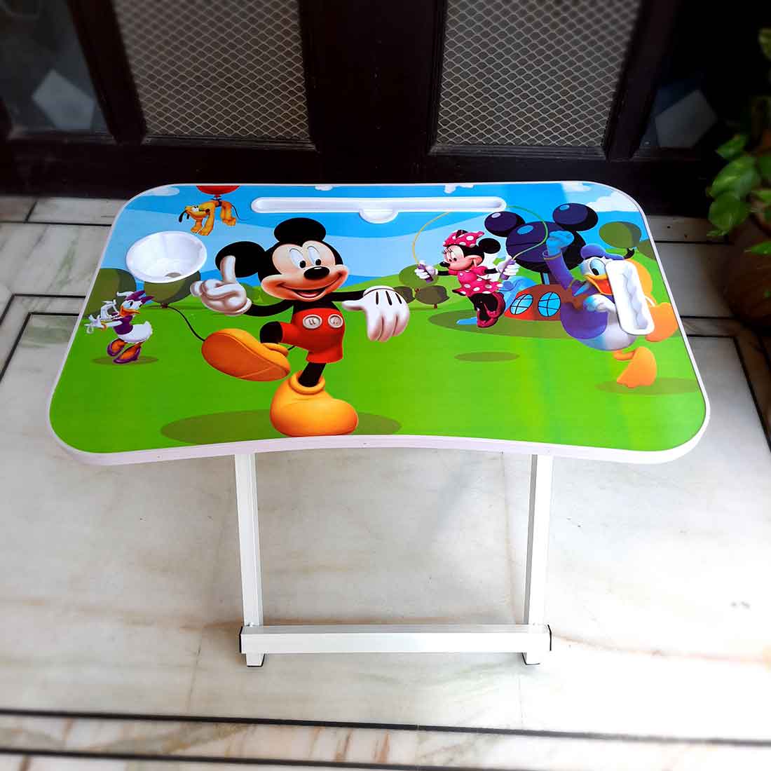 Kids Study Table Chair Set - Mickey Mouse Design - for Arts & Craft | Reading | Home Work - ApkaMart