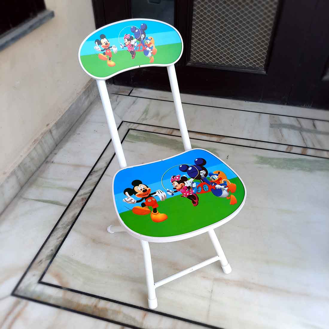 Kids Study Table Chair Set - Mickey Mouse Design - for Arts & Craft | Reading | Home Work - ApkaMart