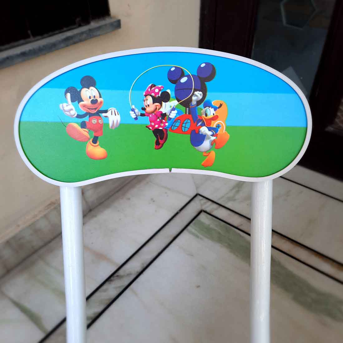 Kids Study Table Chair Set - Mickey Mouse Design - for Arts & Craft | Reading | Home Work - ApkaMart