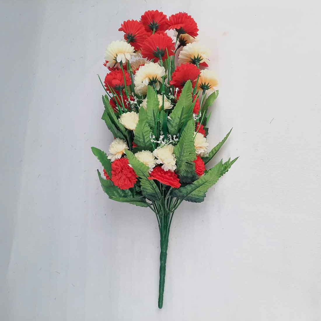 Artificial Flower Bunch- Apkamart #color_Red
