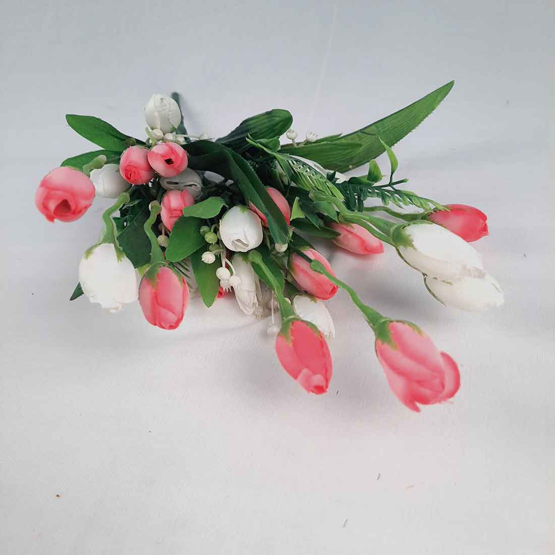 Artificial Flower Bunch- Apkamart #color_Light Pink
