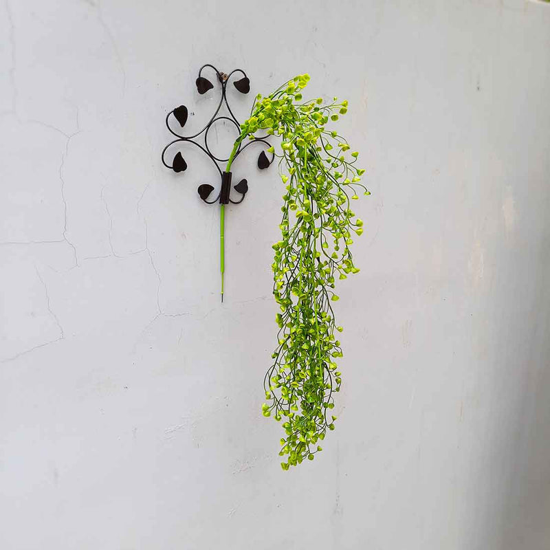 Artificial Plant- Leaf Plant with Metal Stand - For Home & Wall Decor - ApkaMart