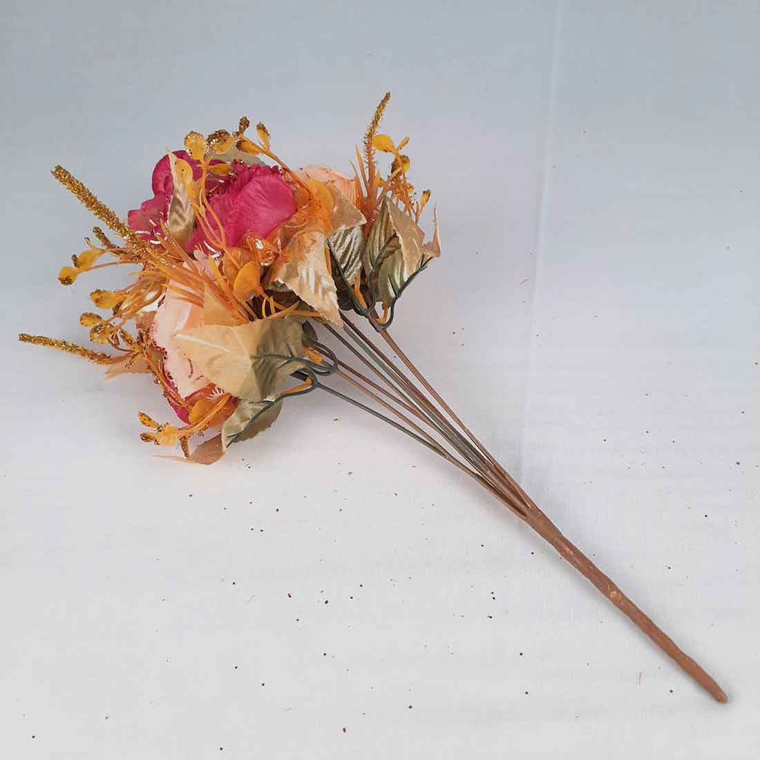 Artificial Flower Plants- Apkamart #color_Dark Pink