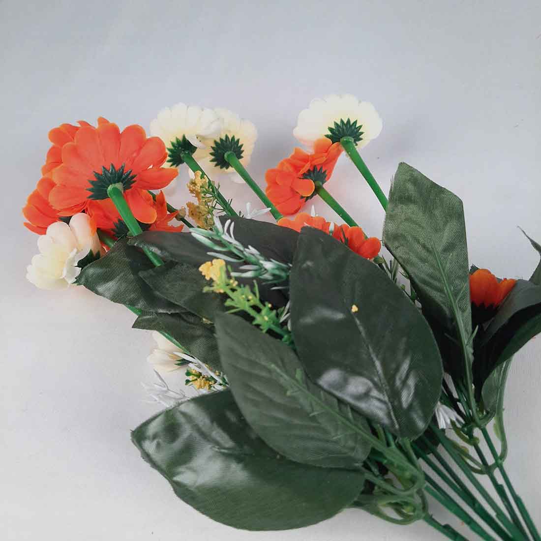 Artificial Flower Bunch- Apkamart #color_Orange