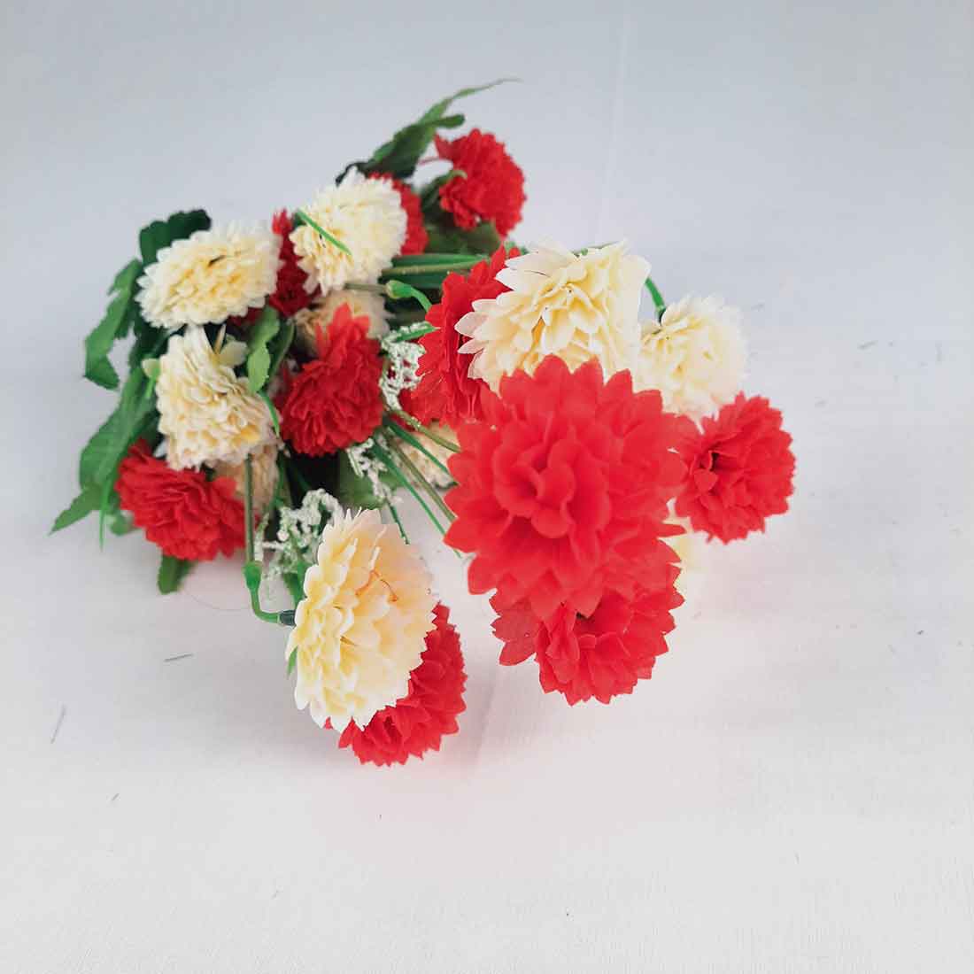 Artificial Flowers Bunch- Apkamart #color_Red