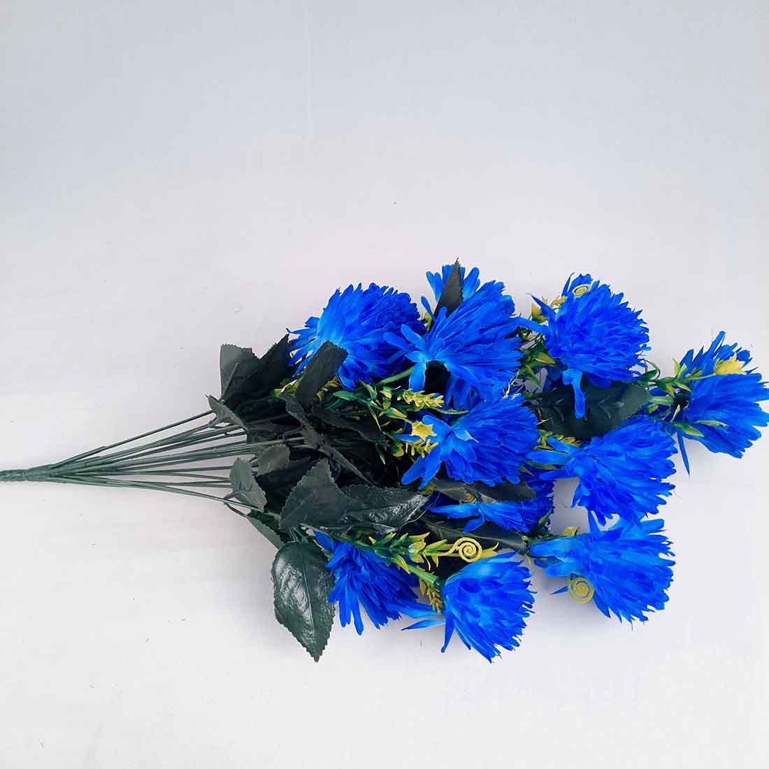 Artificial Flowers Bunch- Apkamart #color_Blue