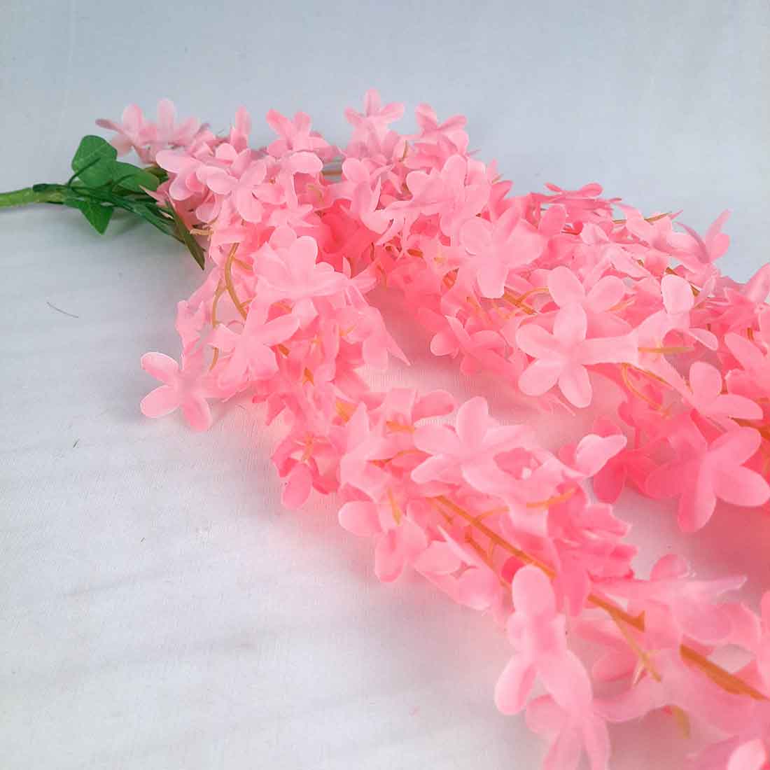 Artificial Wall Hanging Plants- Apkamart #color_Light Pink