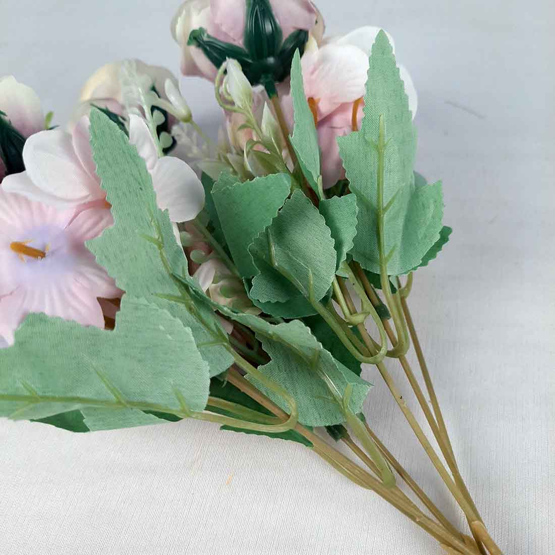 Artificial Flowers Bunch- Apkamart #color_Cream