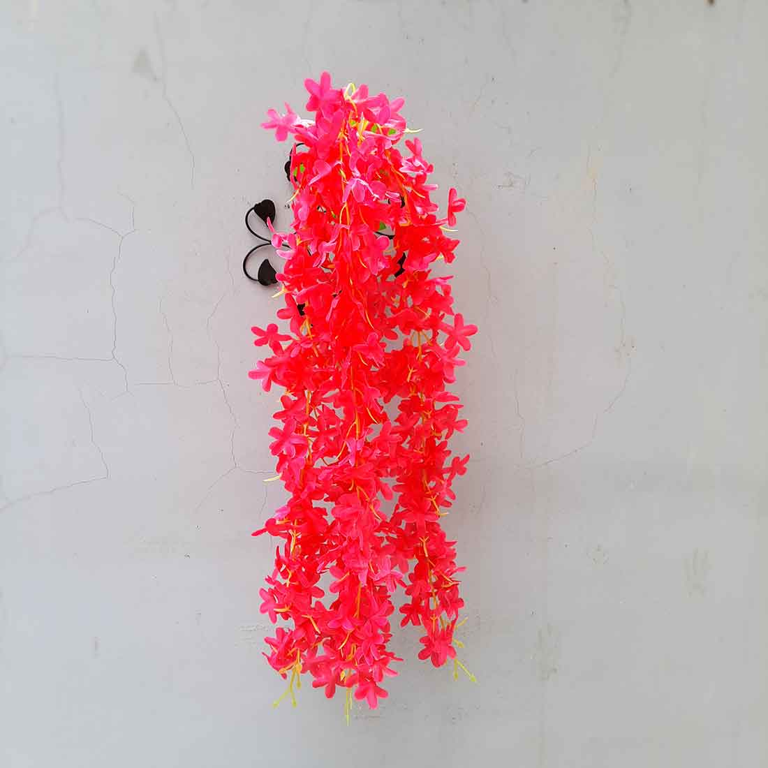 Artificial Wall Hanging Plants- Apkamart #color_Pink