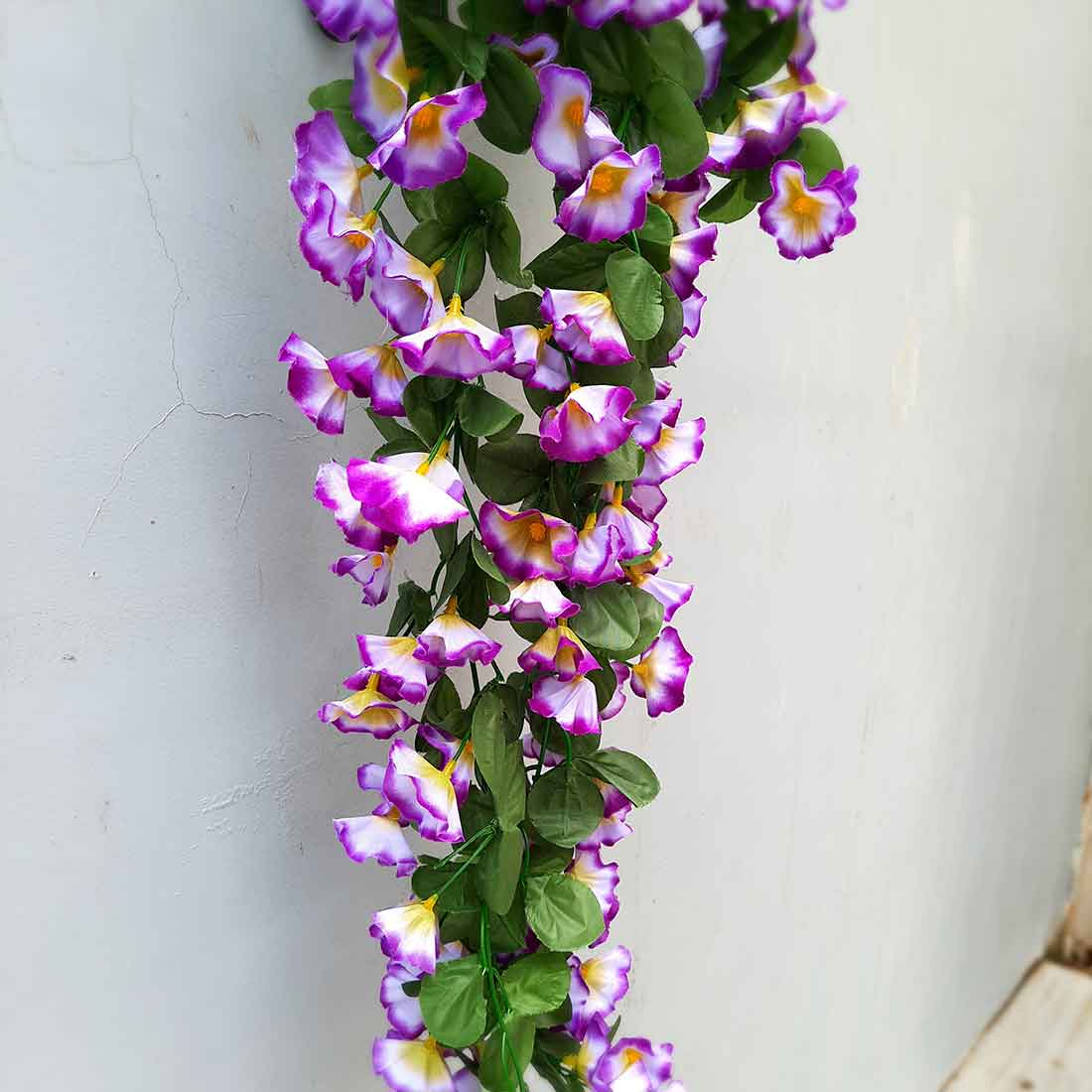 Artificial Wall Hanging Plants- Apkamart #color_Purple