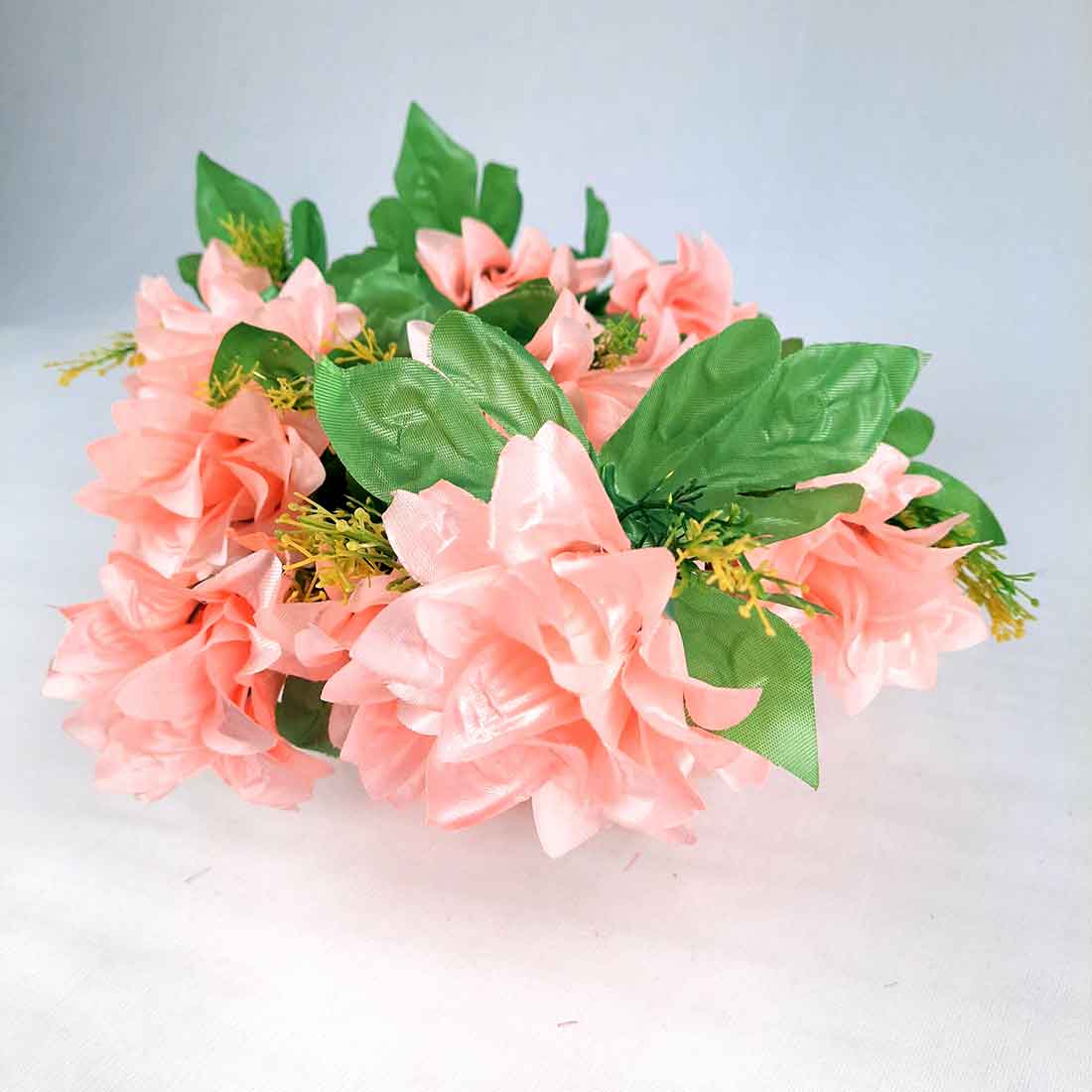Artificial Flowers Bunch- Apkamart #color_Peach