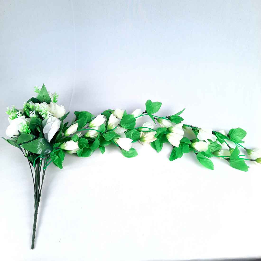 Artificial Wall Hanging Plants- Apkamart #color_White