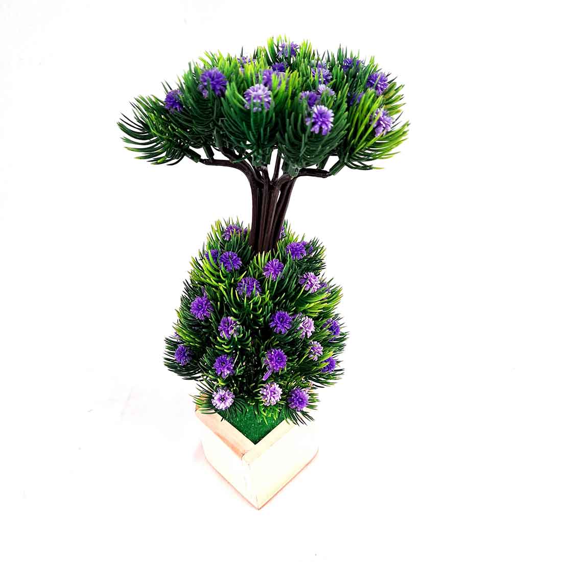 Artificial Plant with Pot- Apkamart #color_Purple