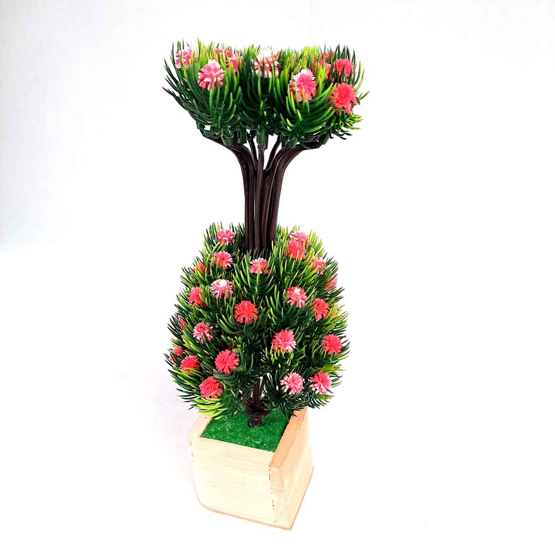 Artificial Plant with Pot- Apkamart #color_Pink