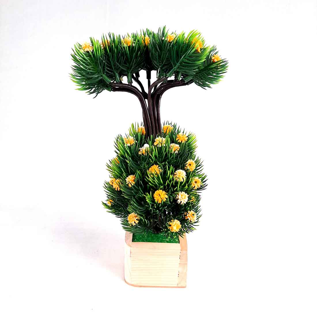 Artificial Plant with Pot- Apkamart #color_Yellow