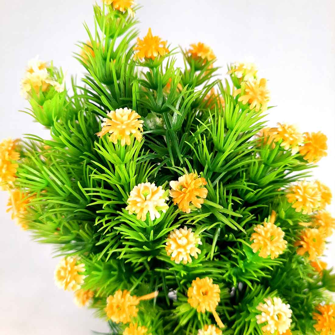 Artificial Flower With Pot- Apkamart #color_Yellow
