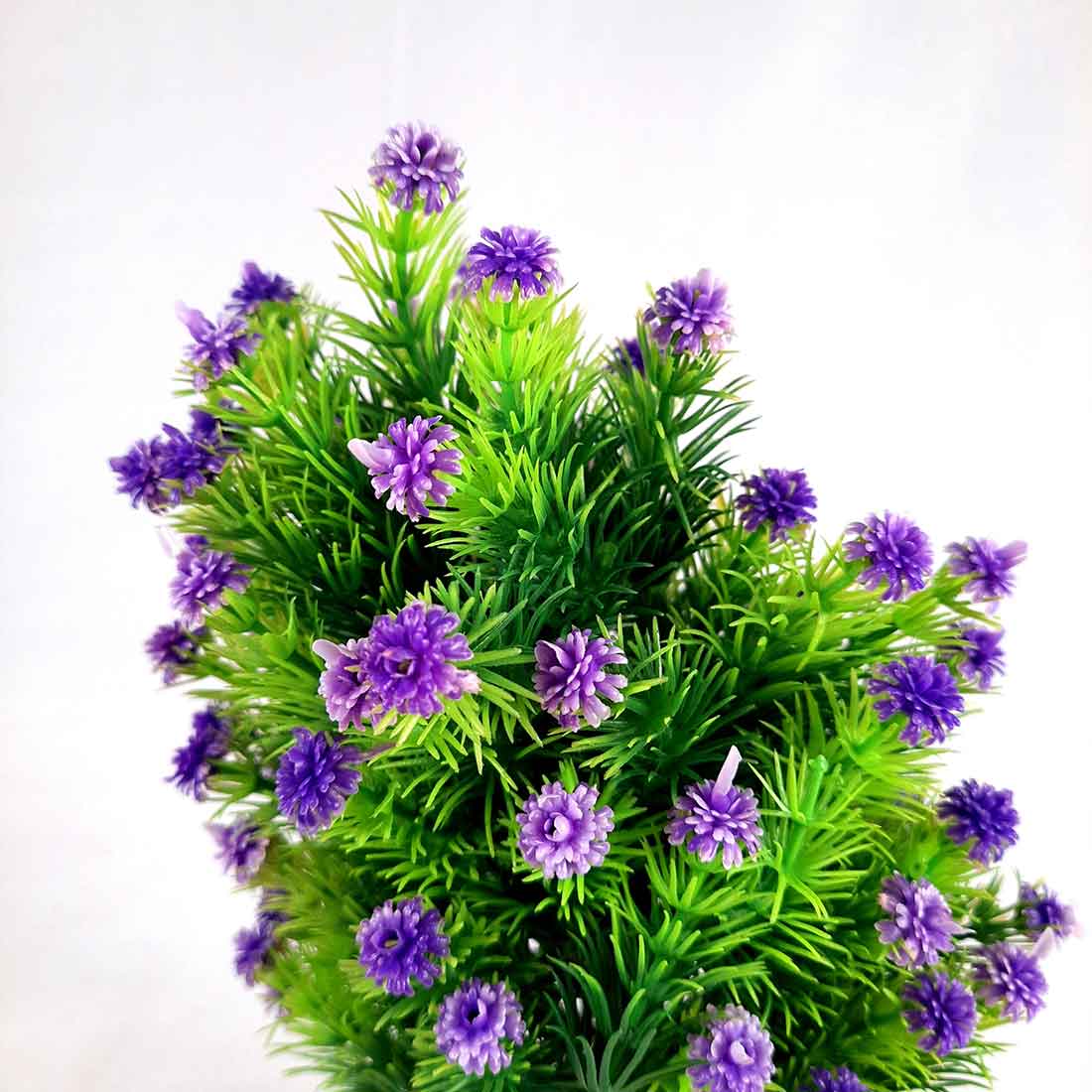 Artificial Flower With Pot- Apkamart #color_Purple
