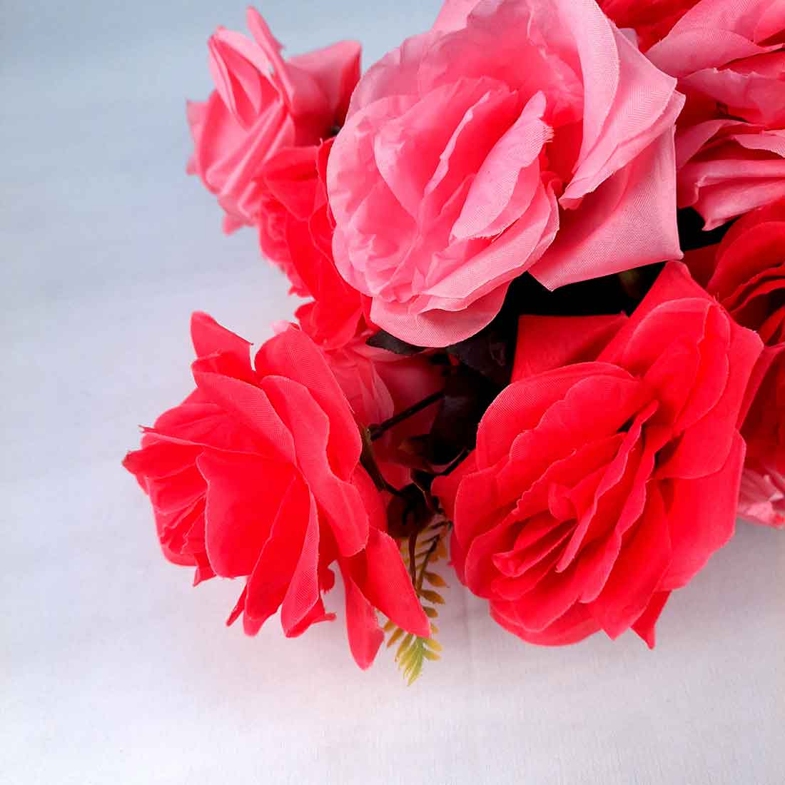 Artificial Flowers Bunch- Apkamart #color_Red & Pink