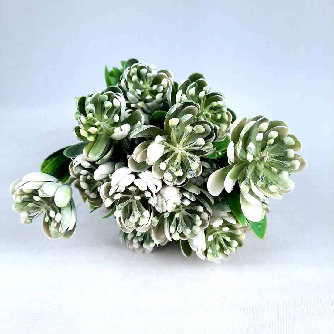 Artificial Flowers Bunch- Apkamart #color_White 