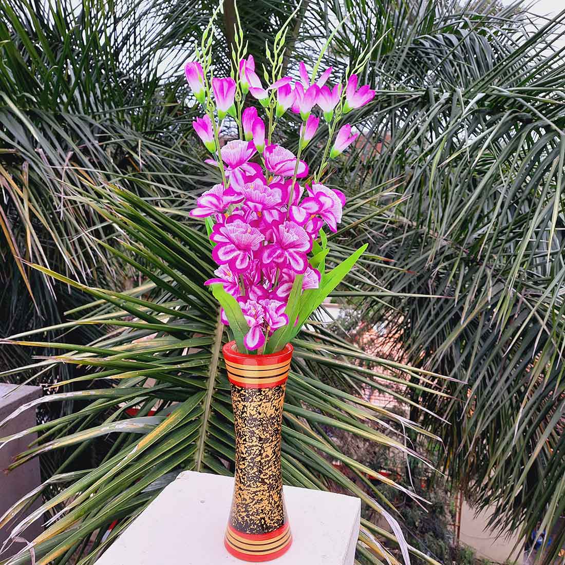 Artificial Flower Bouquet- Apkamart #color_Purple