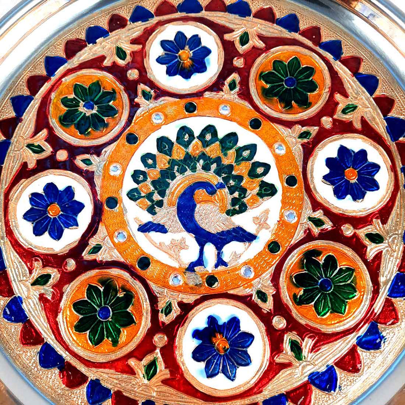 Decorated Pooja Thali- Apkamart