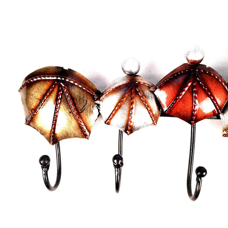Key Holder for Home | Coat Hooks - Umbrella Design -18 Inch