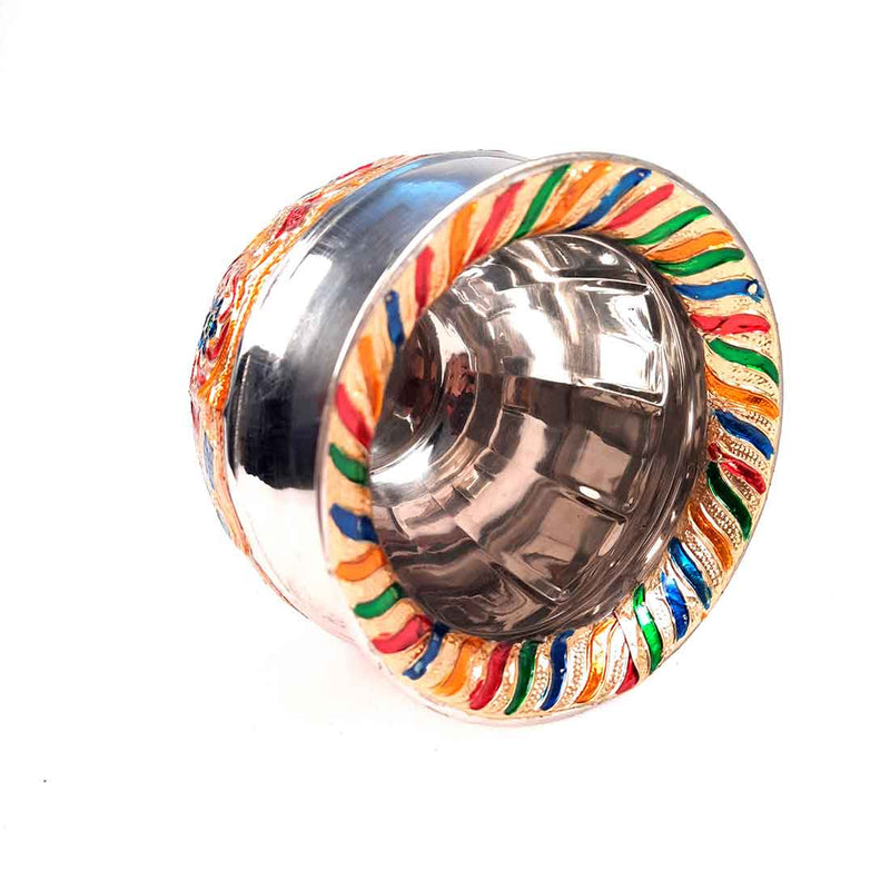 Meenakari Kalash - Lota - For Pooja, Weddings & Festivals - 5 Inch