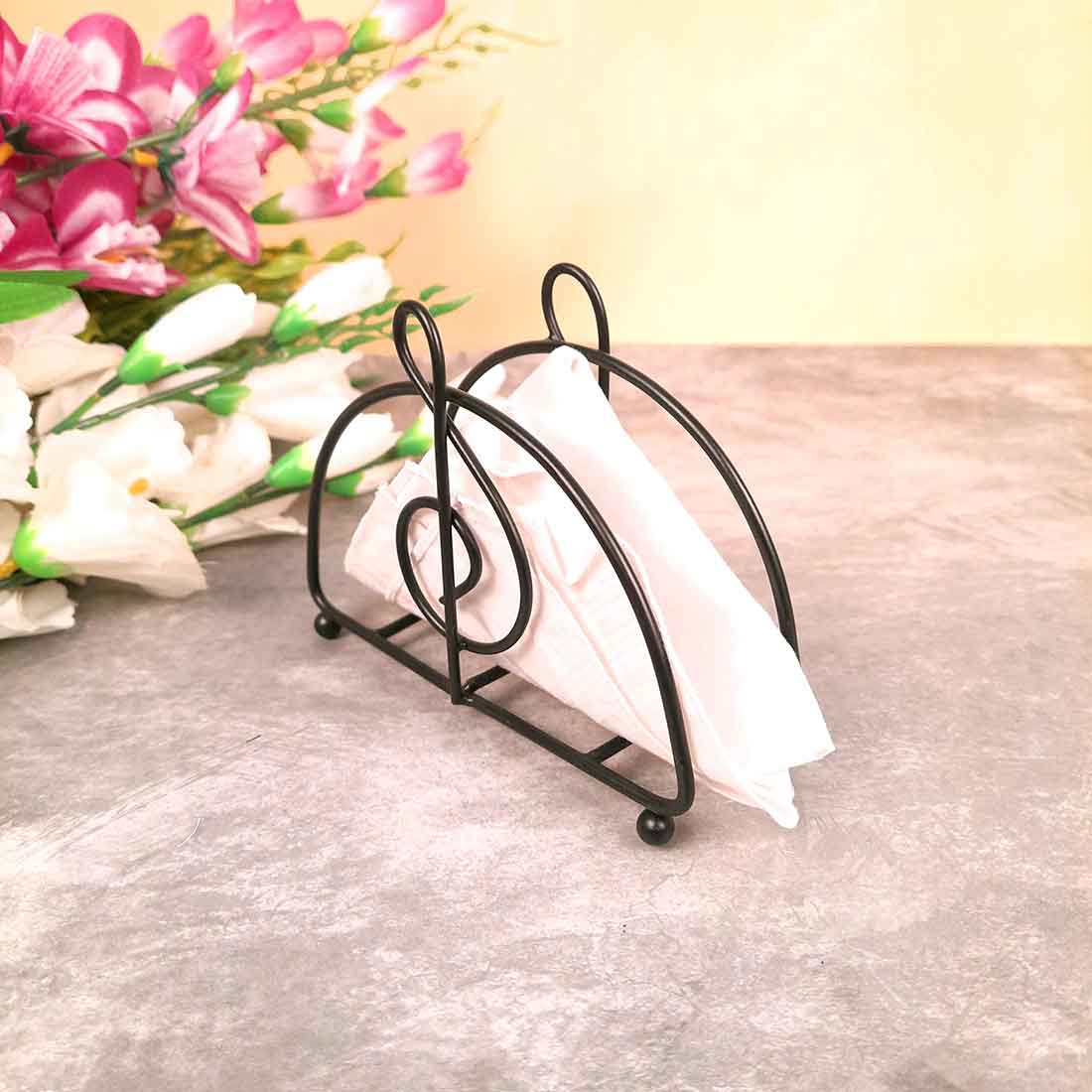 Napkin Holder | Tissue Paper Stand - for Dining Table & Kitchen - 5 Inch #Style_Pack of 1