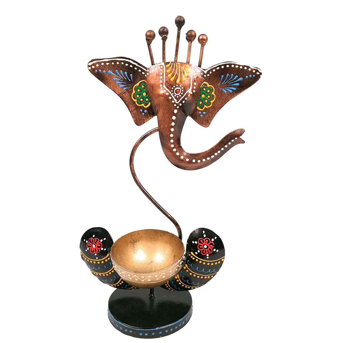 Ganesh Tea Light Holder | Candle Holder - Apkamart