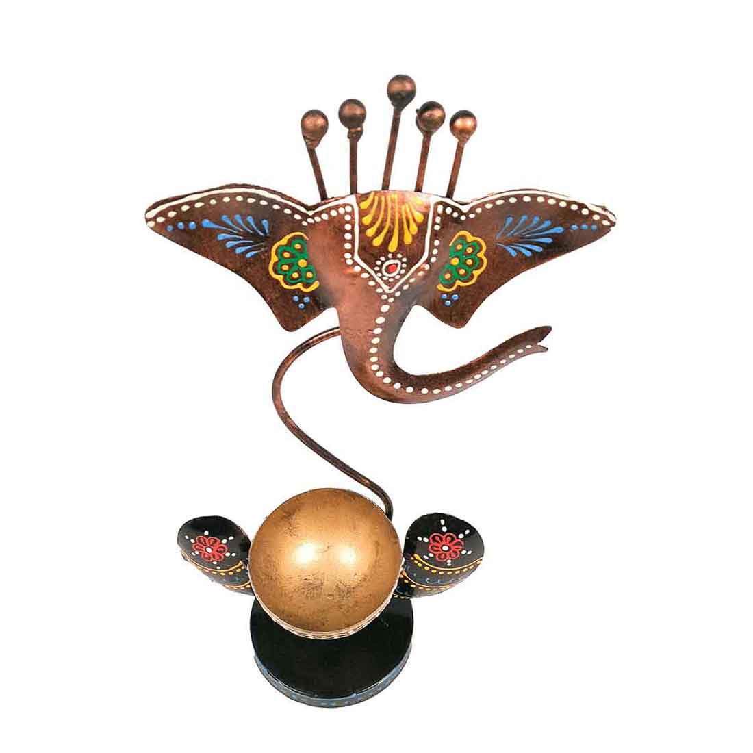 Ganesh Tea Light Holder | Candle Holder - Apkamart