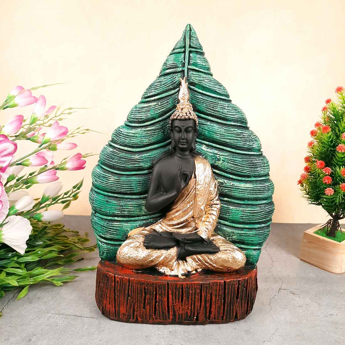 Meditating Buddha Showpiece - for Home Decor & Gifts -Apkamart #Style_Style3