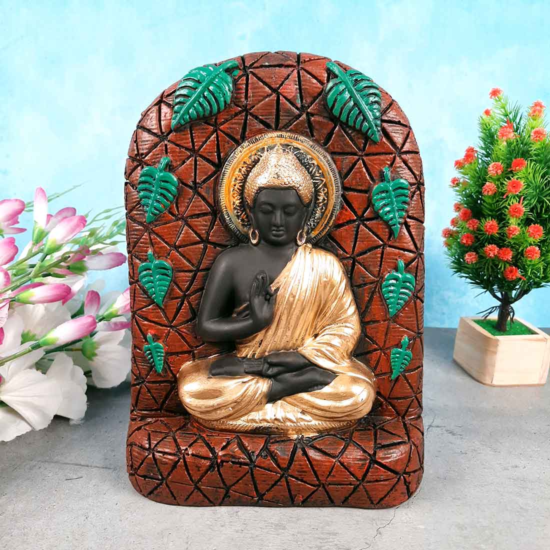 Meditating Buddha Showpiece - for Home Decor & Gifts -Apkamart #Style_Style4