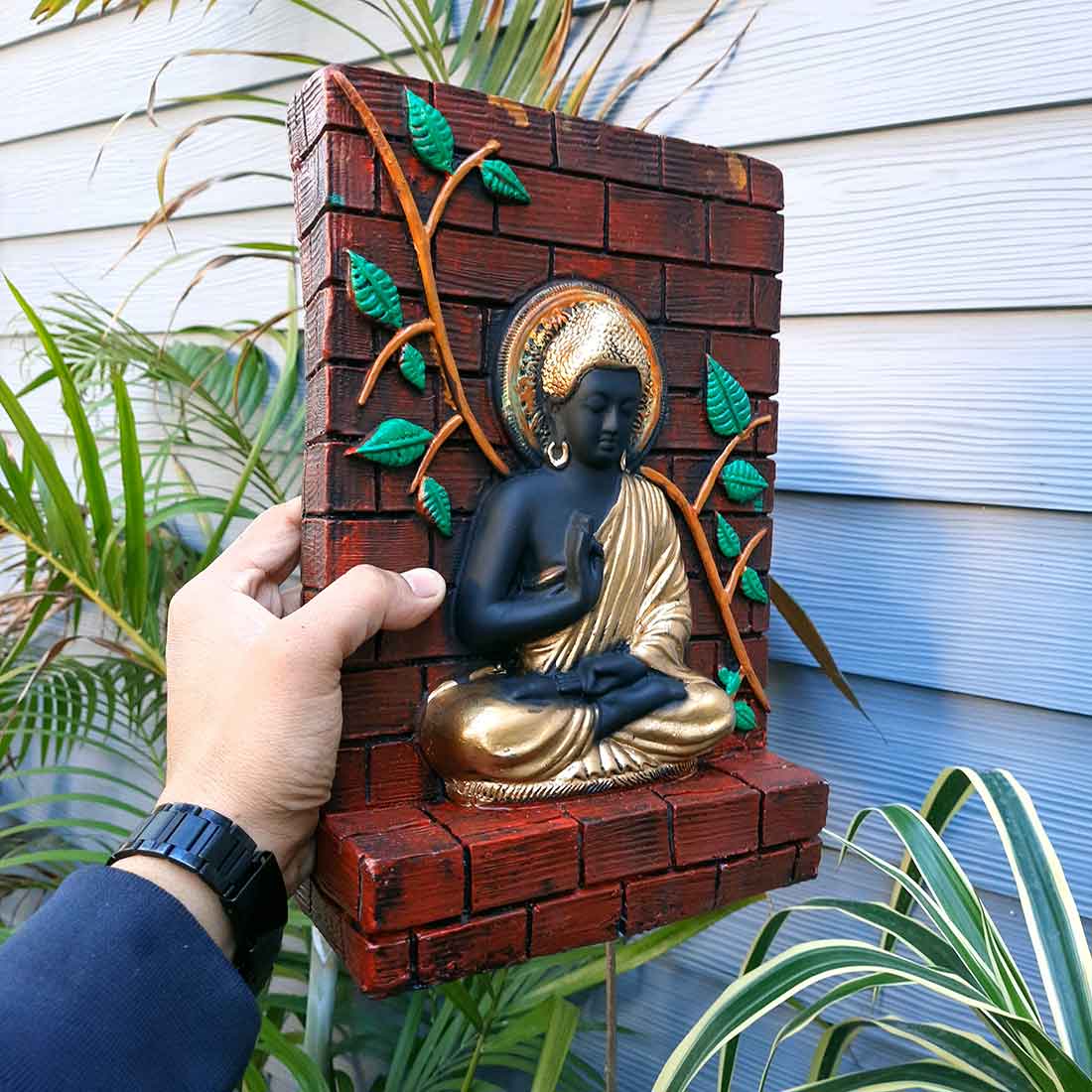 Meditating Buddha Showpiece - for Home Decor & Gifts -Apkamart #Style_Style1