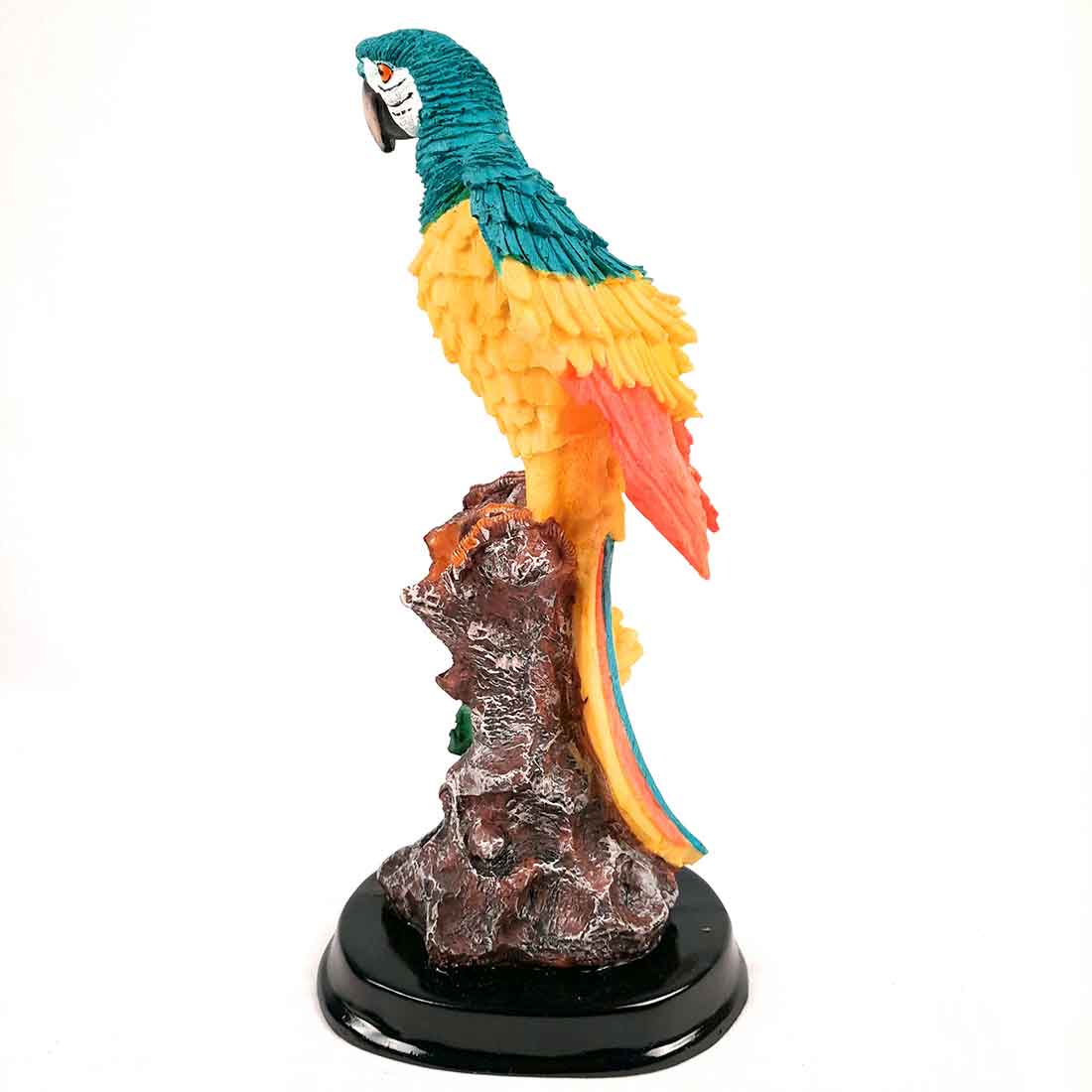 Decorative Parrot Showpiece - For Home, Table, Graden Decor & Gifts - 13 Inch - Apkamart #Color_Light Blue