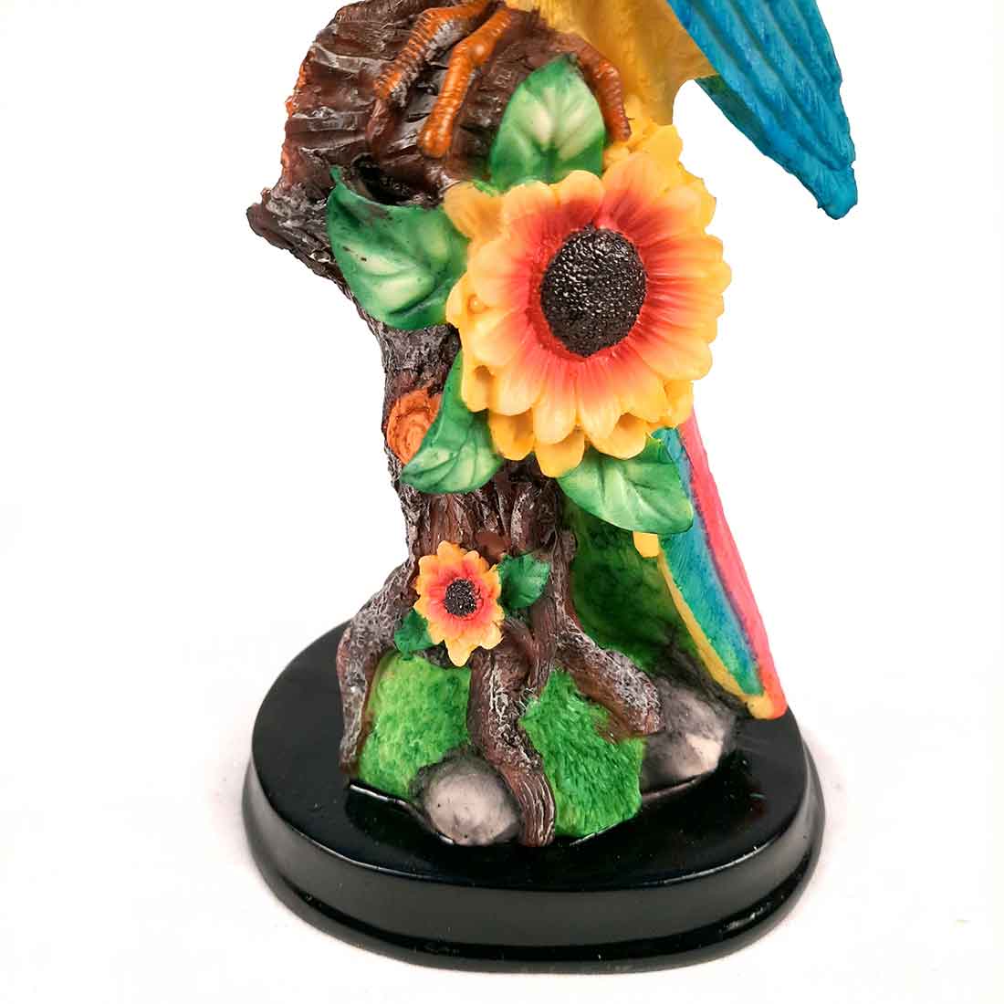 Decorative Parrot Showpiece - For Home, Table, Graden Decor & Gifts - 13 Inch - Apkamart #Color_Pink