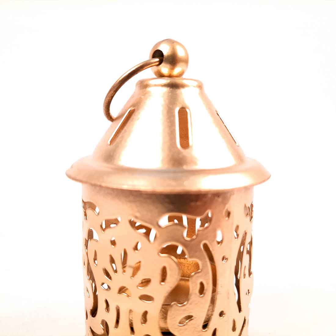 Hanging Lantern Tea Light Candle Holder | Decorative T Light Holder - For Table & Home Decor (Pack of 2) - Apkamart #Style_Pack of 2