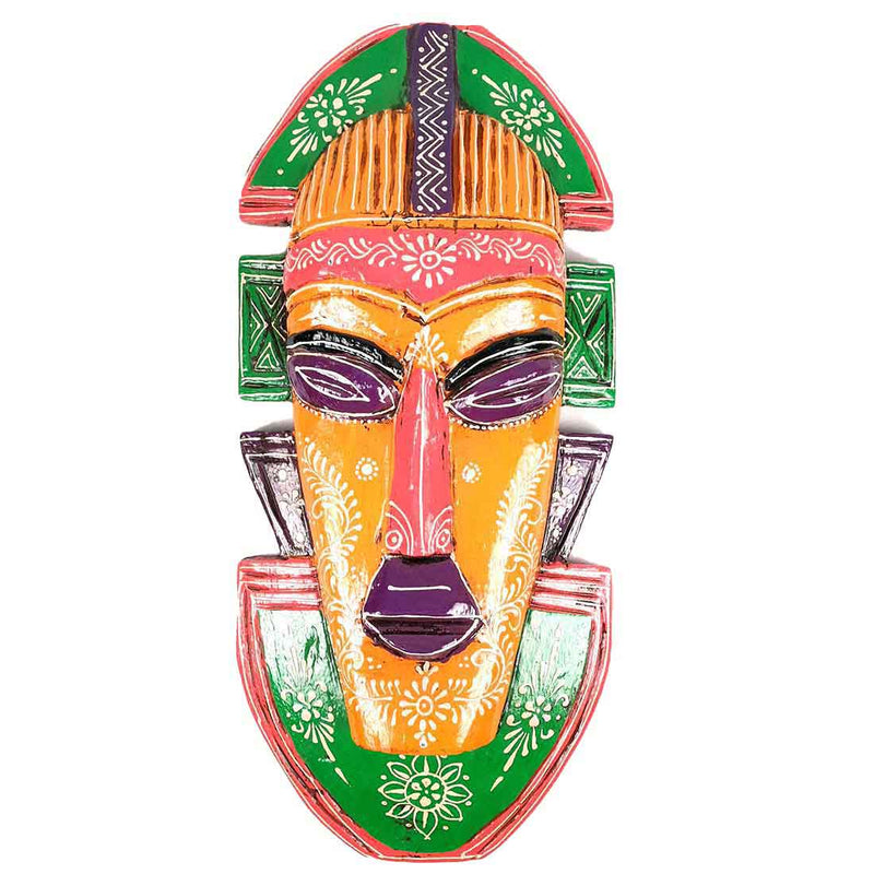 African Style Wall Decor Mask - Wall Hanging For Living room & Entrance Decor - 20 Inch - ApkaMart