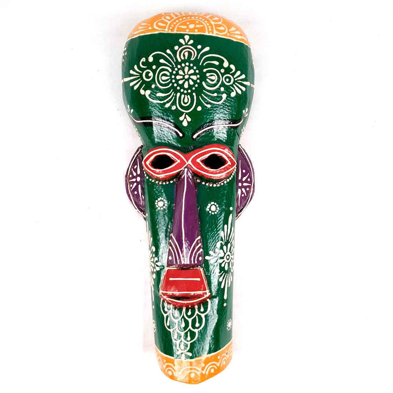 Tribal Egyptian Mask Wall Hanging - For Wall Décor & Home Decoration - 15 inch - ApkaMart