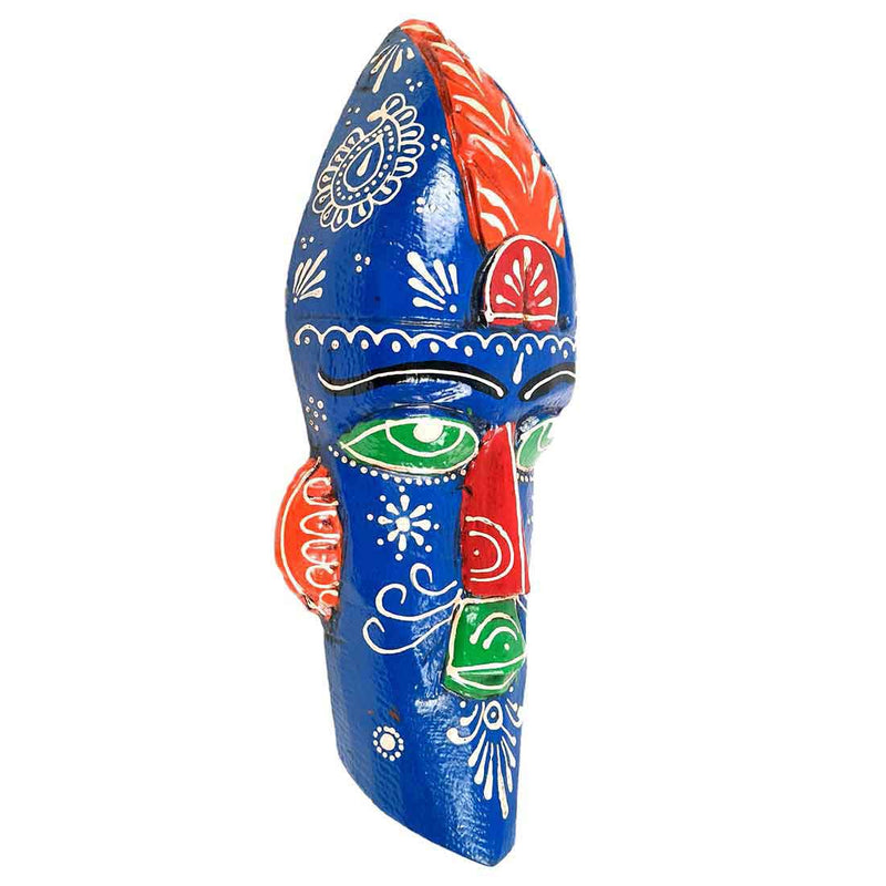 Egyptian Mask Wall Hanging | Tribal Mask for Premium Home Decor - 12 Inch