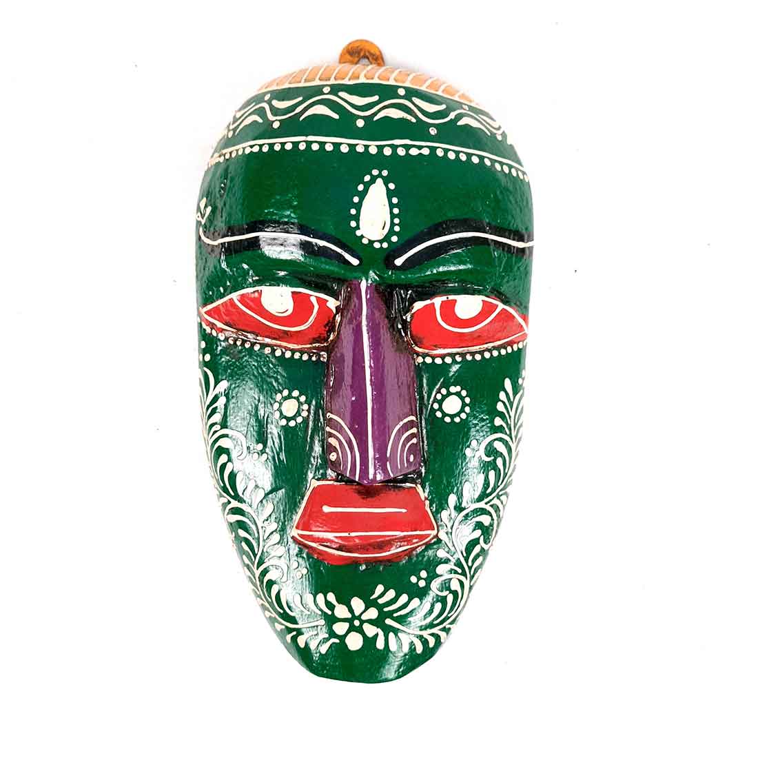 Tribal Egyptian Mask Wall Hanging - for Home | Office | Cafes & Interior Décor - 9 Inch - Apkamart