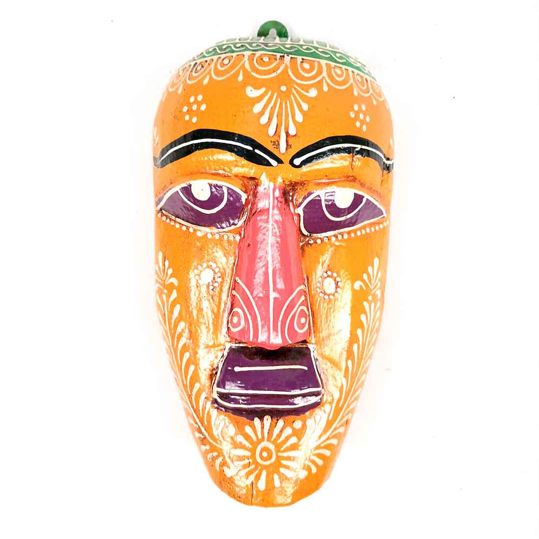 Traditional African Mask | Decorative Wall Mounting Mask - for Home & Office Decor - 9 Inch - APkamart