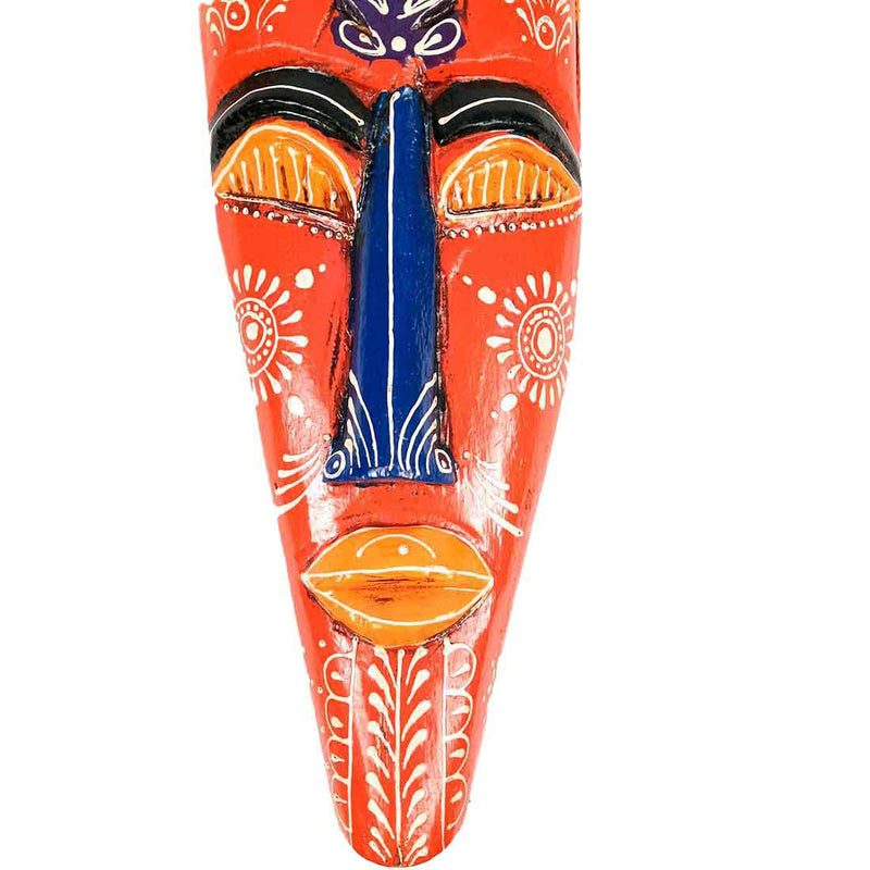 Tribal Mask Wall Hanging - for Home | Office | Cafes & Home Interior Decor - 18 inch