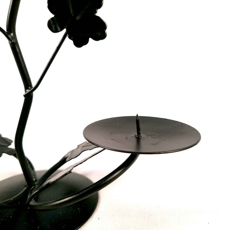 Candle Holder Stands | TeaLight Holders With One Slots | Tea Light Candle Stand - Tree Branch Design - For Home, Table, Living Room, Dining room, Bedroom Decor | For Diwali Decoration & Gifts