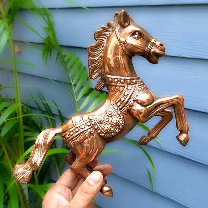 Regal Horse Showpiece | Horse Statue - for Table, Home, Office Decor, Good luck & Gifts - 9 Inch