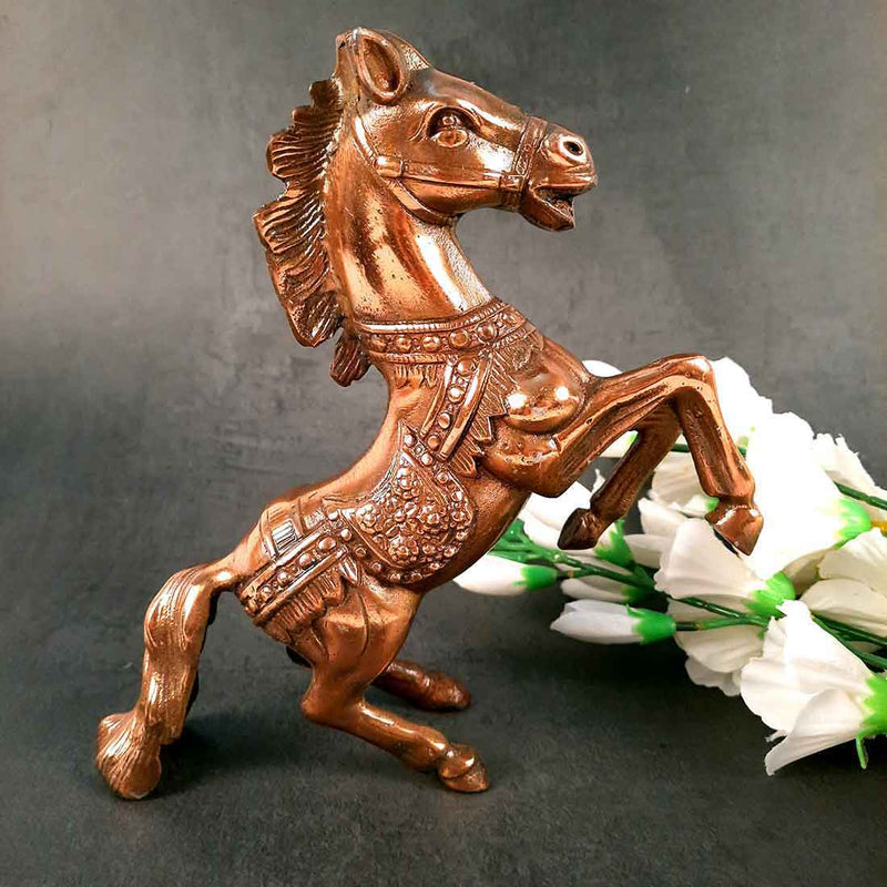 Regal Horse Showpiece | Horse Statue - for Table, Home, Office Decor, Good luck & Gifts - 9 Inch
